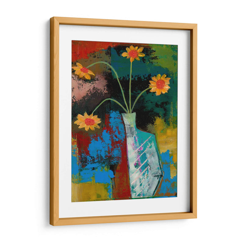 Flores Expresionistas Abstractas Iii - Mehmet Altug | Cuadro decorativo de Canvas Lab