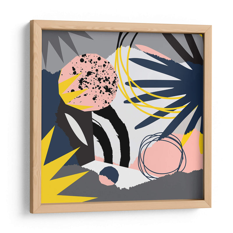 Durazno abstracto | Cuadro decorativo de Canvas Lab
