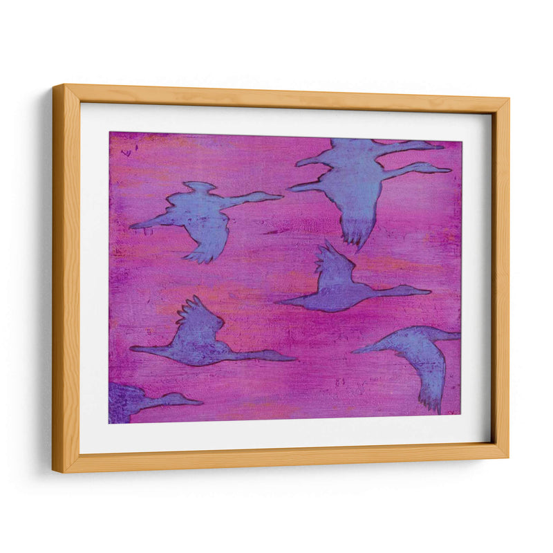 Siluetas Volando I - Mehmet Altug | Cuadro decorativo de Canvas Lab