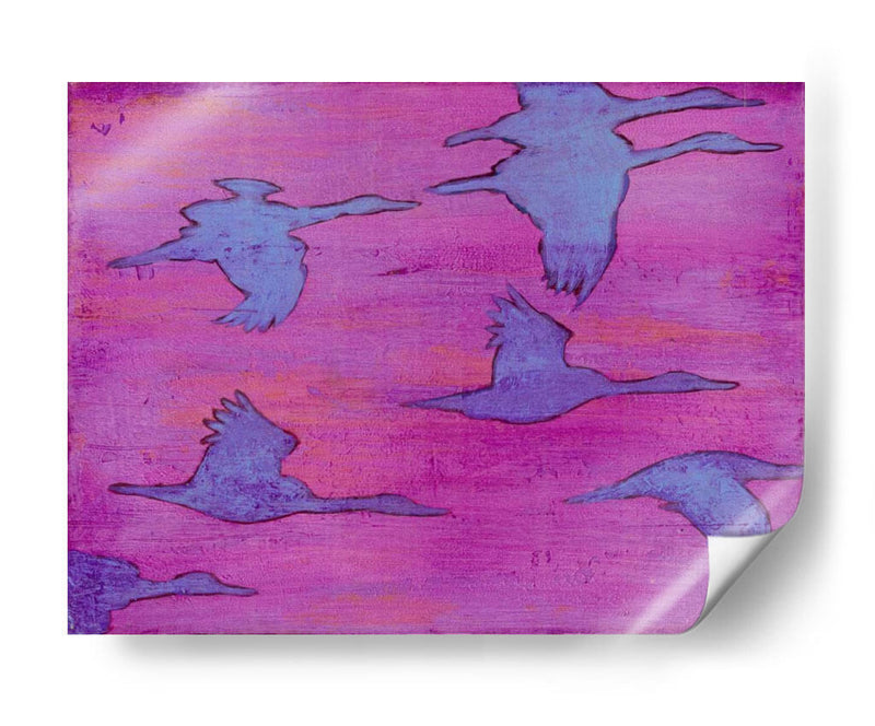 Siluetas Volando I - Mehmet Altug | Cuadro decorativo de Canvas Lab