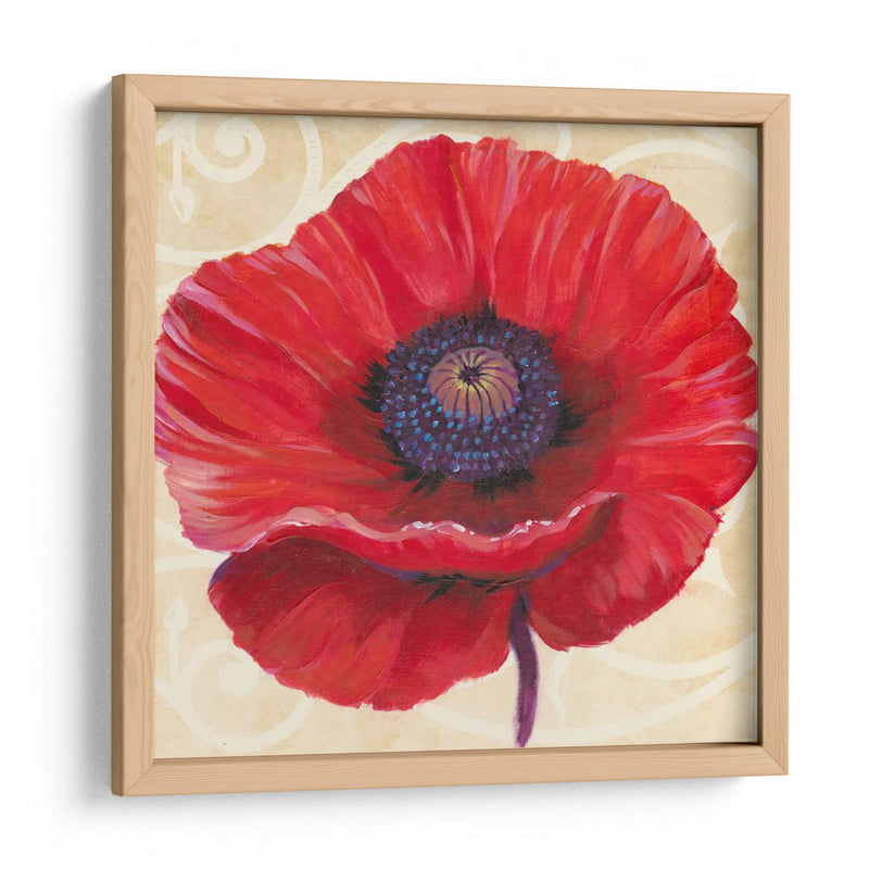 Poppy Ii Rojo - Tim OToole | Cuadro decorativo de Canvas Lab