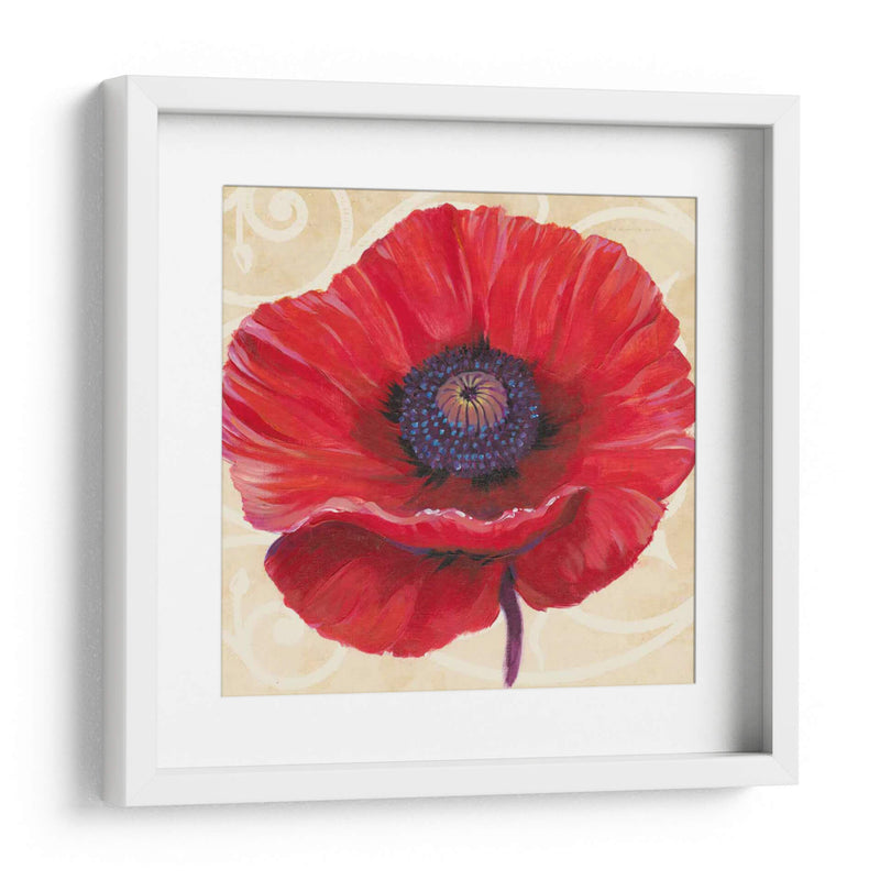 Poppy Ii Rojo - Tim OToole | Cuadro decorativo de Canvas Lab