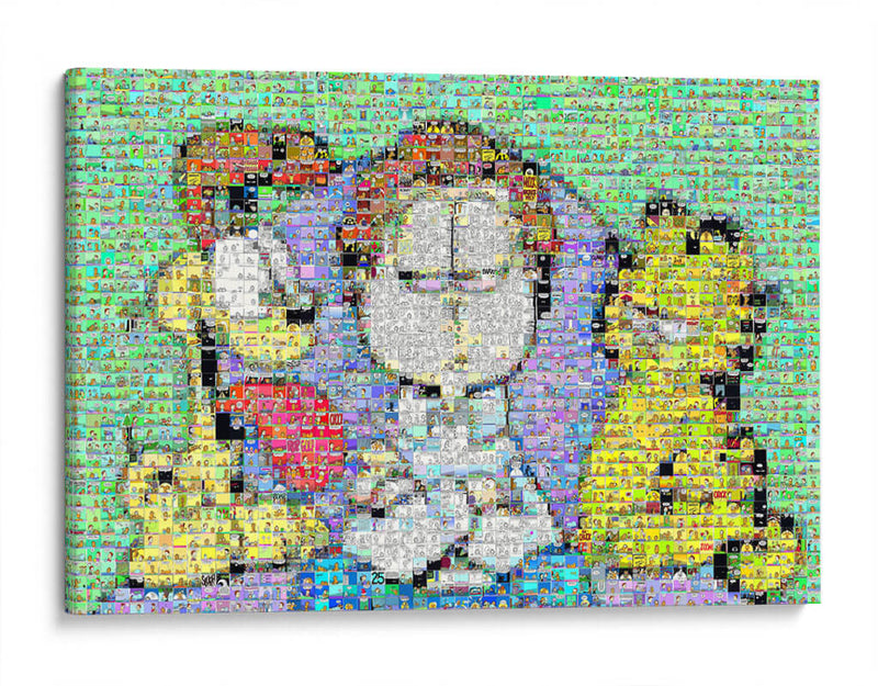 Cómic mosaico gatuno | Cuadro decorativo de Canvas Lab