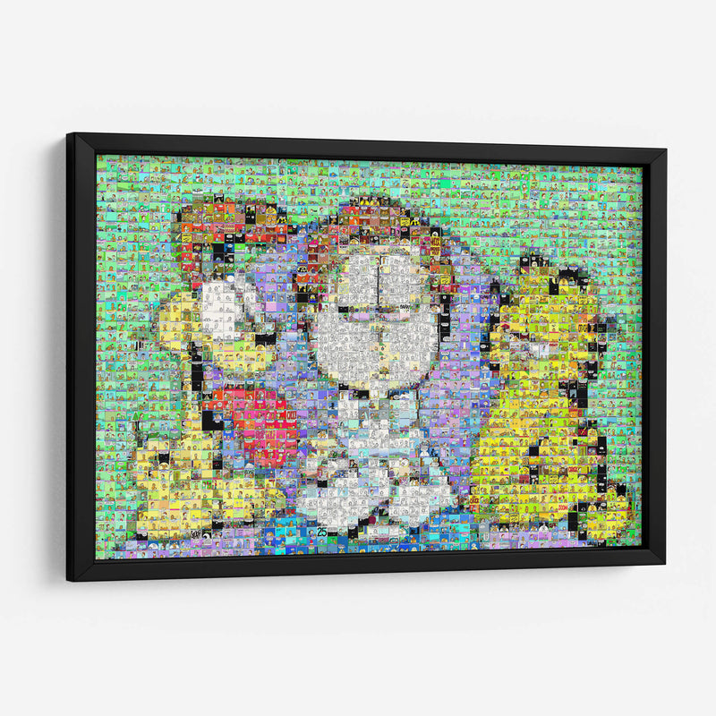 Cómic mosaico gatuno | Cuadro decorativo de Canvas Lab