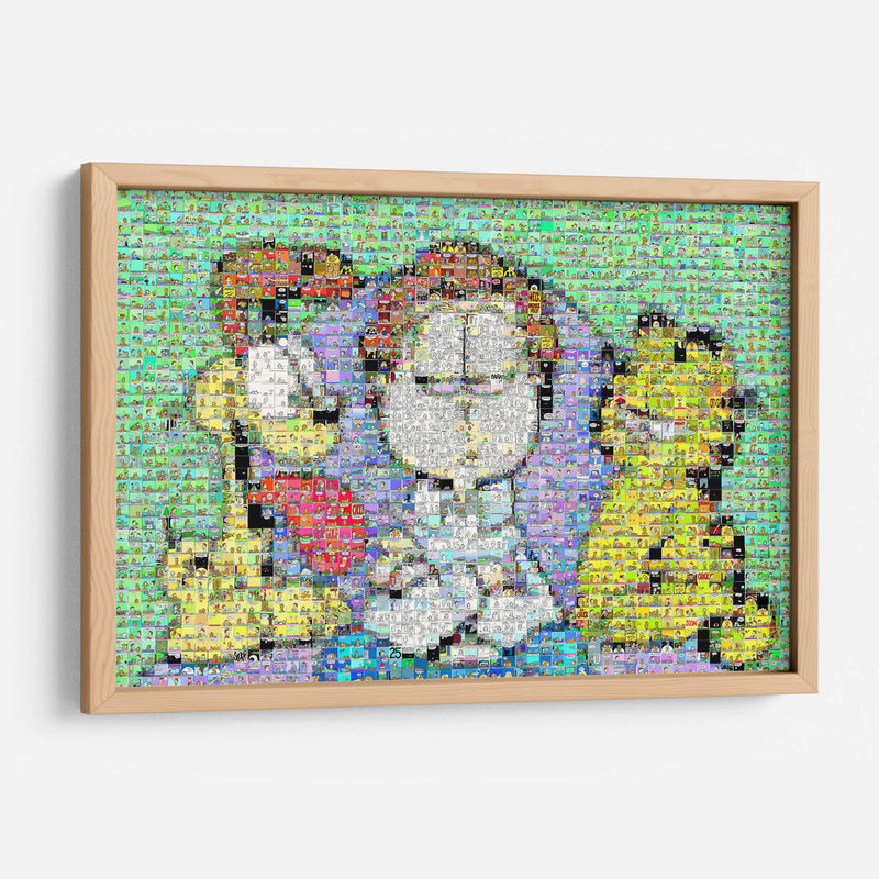 Cómic mosaico gatuno | Cuadro decorativo de Canvas Lab