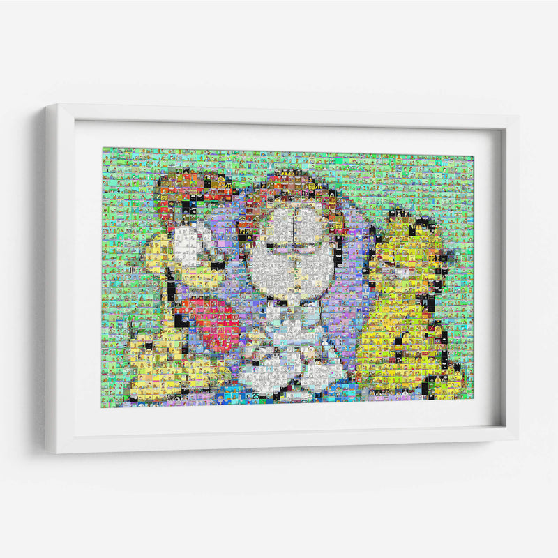 Cómic mosaico gatuno | Cuadro decorativo de Canvas Lab