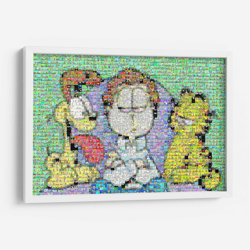 Cómic mosaico gatuno | Cuadro decorativo de Canvas Lab