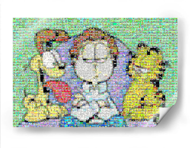 Cómic mosaico gatuno | Cuadro decorativo de Canvas Lab