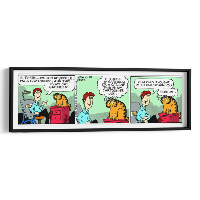 El comienzo de una era de lasaña | Cuadro decorativo de Canvas Lab