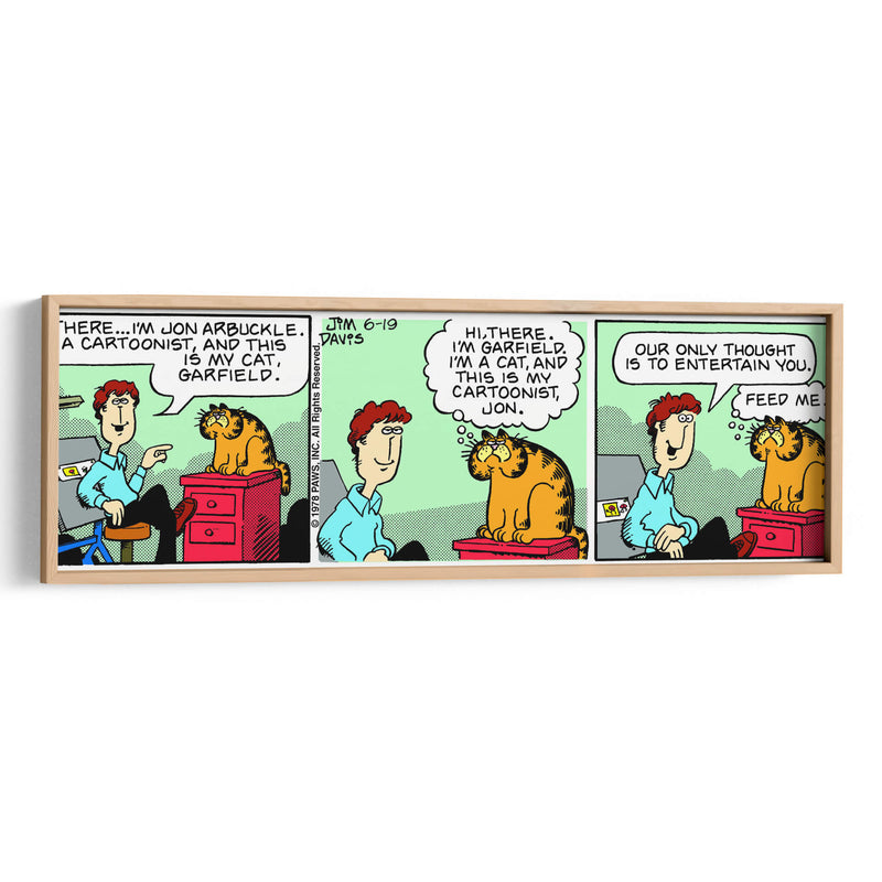 El comienzo de una era de lasaña | Cuadro decorativo de Canvas Lab