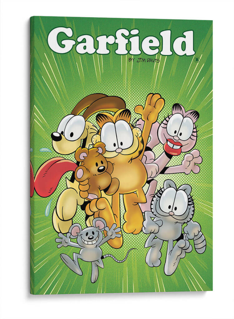 Garfield y sus amigos | Cuadro decorativo de Canvas Lab