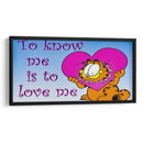 Me conoces y me amas | Cuadro decorativo de Canvas Lab