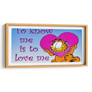 Me conoces y me amas | Cuadro decorativo de Canvas Lab