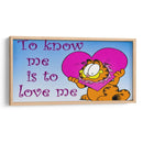 Me conoces y me amas | Cuadro decorativo de Canvas Lab