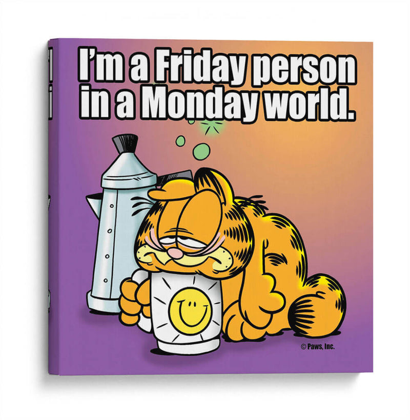 Pertenezco al viernes y no al lunes | Cuadro decorativo de Canvas Lab