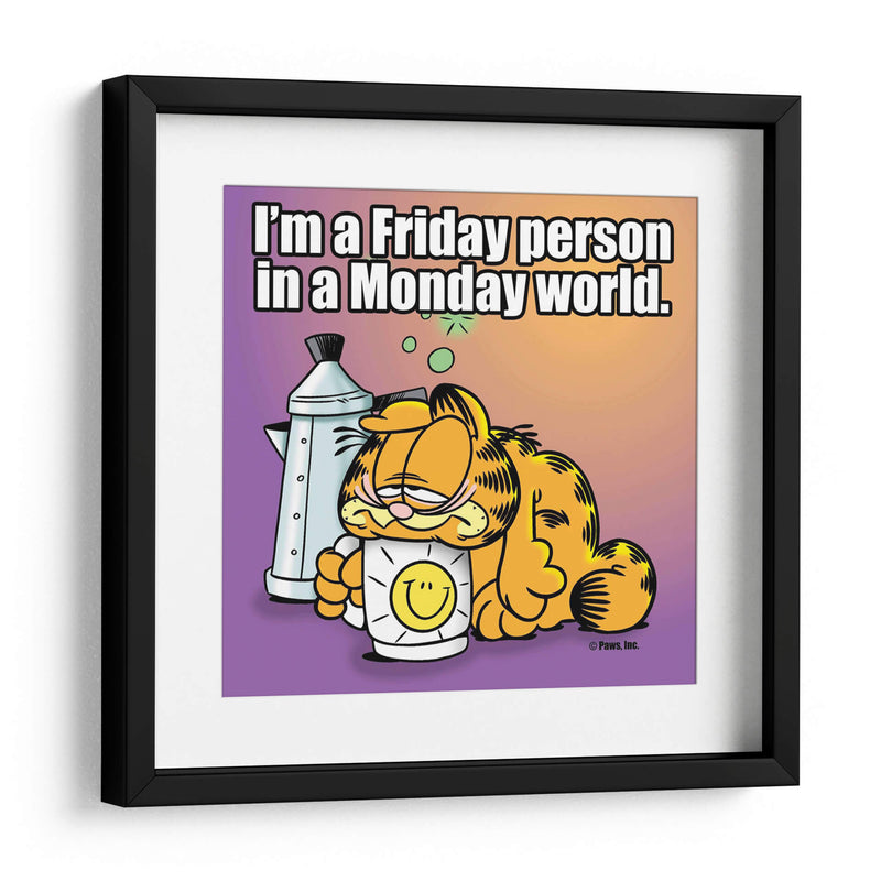 Pertenezco al viernes y no al lunes | Cuadro decorativo de Canvas Lab