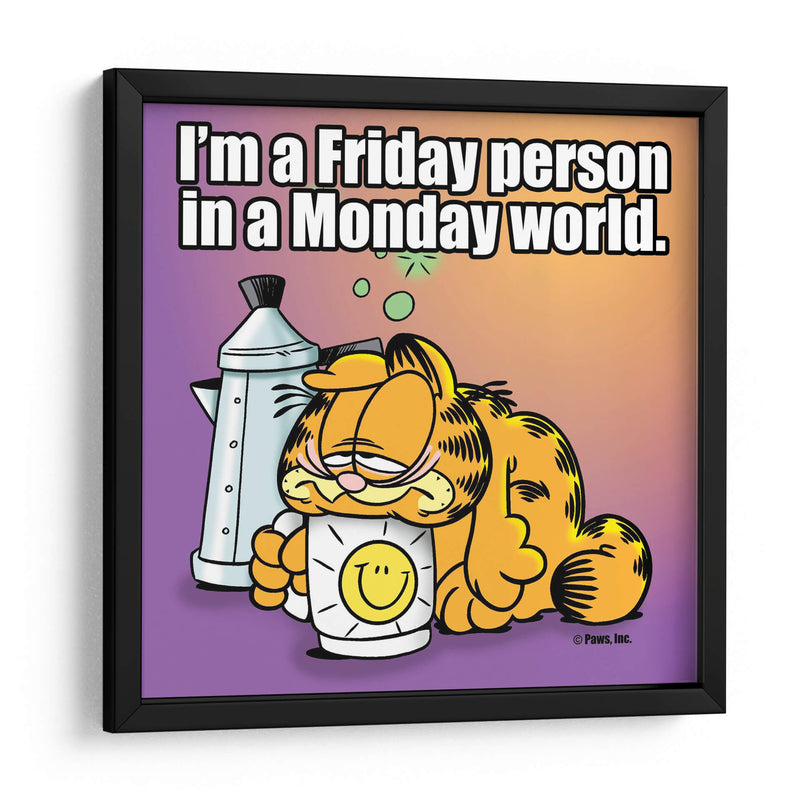 Pertenezco al viernes y no al lunes | Cuadro decorativo de Canvas Lab