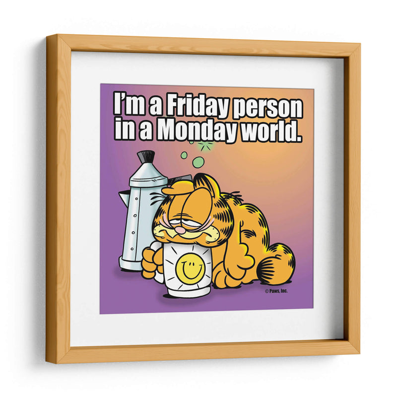 Pertenezco al viernes y no al lunes | Cuadro decorativo de Canvas Lab