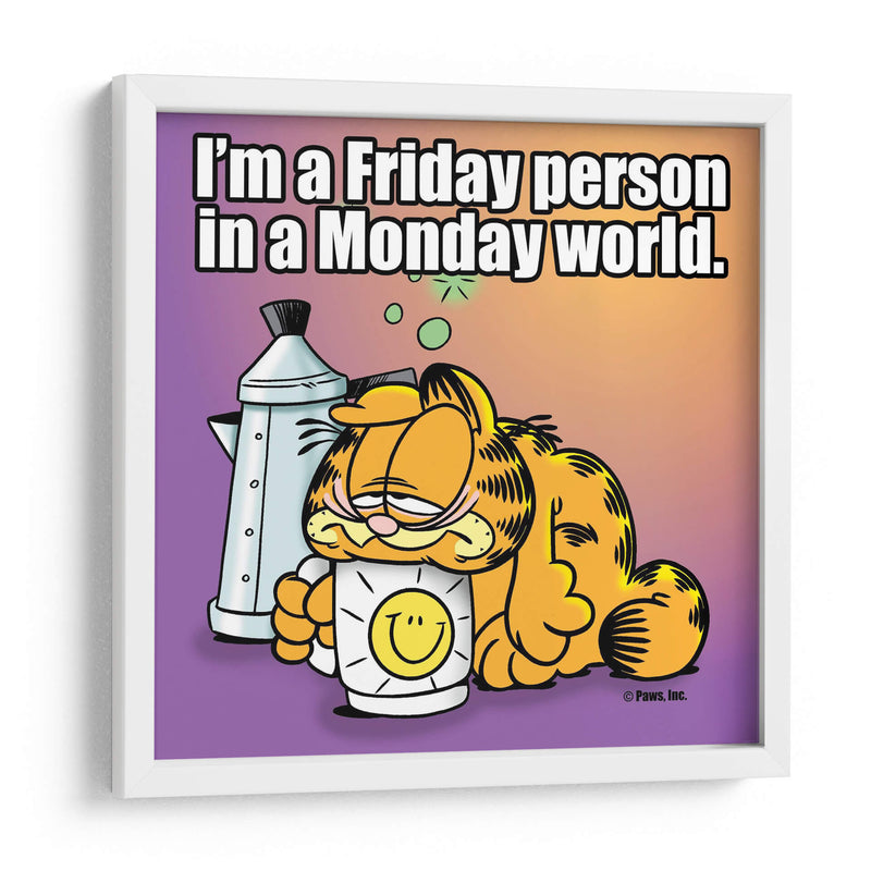 Pertenezco al viernes y no al lunes | Cuadro decorativo de Canvas Lab