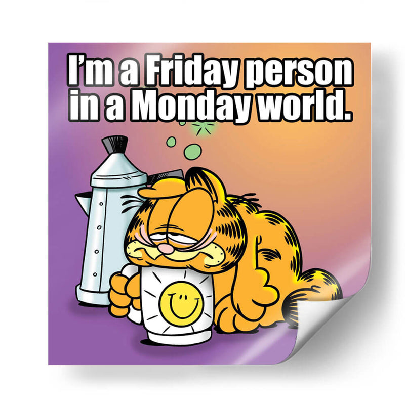 Pertenezco al viernes y no al lunes | Cuadro decorativo de Canvas Lab