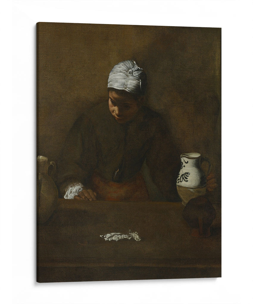 Ayudante de cocina - Diego Velázquez | Cuadro decorativo de Canvas Lab