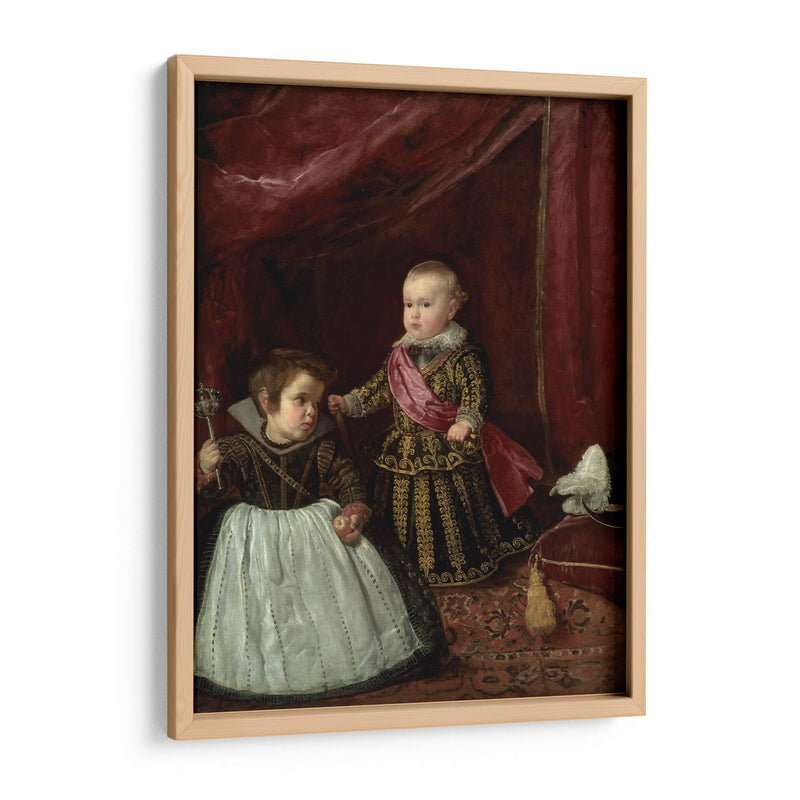 El príncipe Baltasar Carlos con un enano - Diego Velázquez | Cuadro decorativo de Canvas Lab