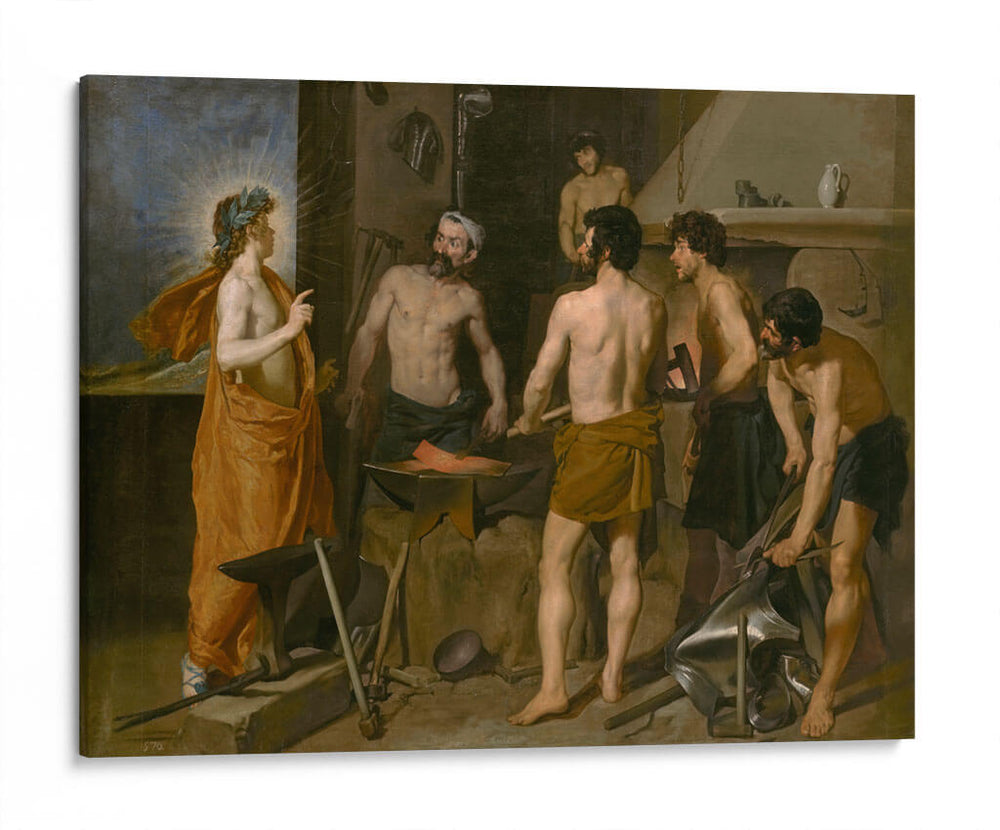 Apolo en la Fragua de Vulcano - Diego Velázquez | Cuadro decorativo de Canvas Lab