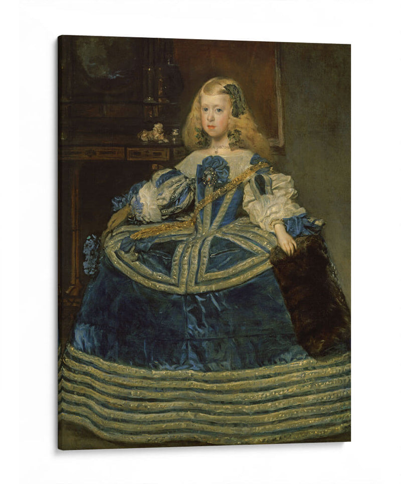 La infanta Margarita en azul - Diego Velázquez | Cuadro decorativo de Canvas Lab