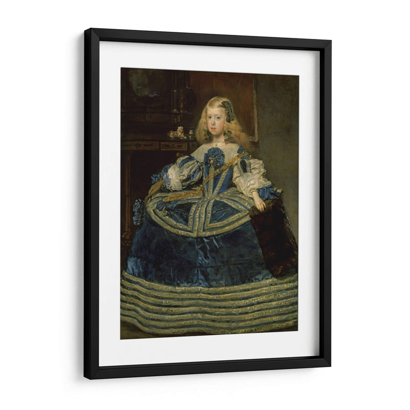 La infanta Margarita en azul - Diego Velázquez | Cuadro decorativo de Canvas Lab