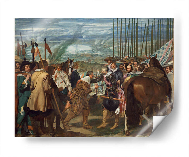 La rendición de Breda - Diego Velázquez | Cuadro decorativo de Canvas Lab