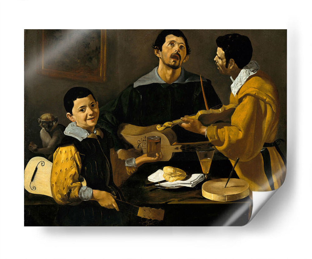 Los tres músicos - Diego Velázquez | Cuadro decorativo de Canvas Lab