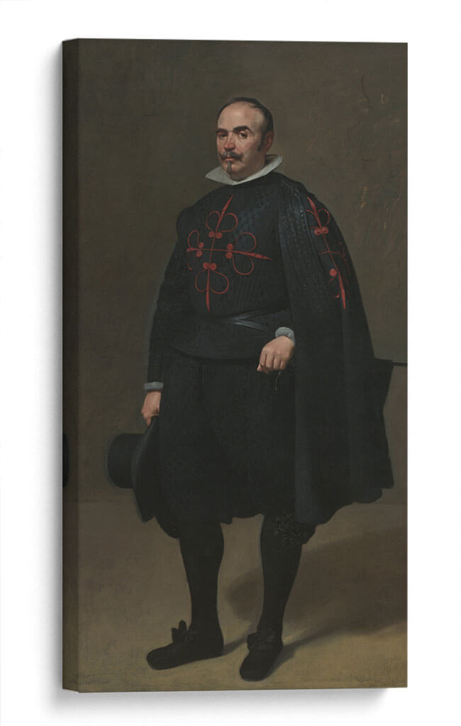 Retrato de Don Pedro de Barberana - Diego Velázquez | Cuadro decorativo de Canvas Lab