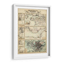 Mapa De La Costa De Inglaterra Ii | Cuadro decorativo de Canvas Lab