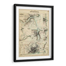 Mapa De La Costa De Inglaterra Iii | Cuadro decorativo de Canvas Lab