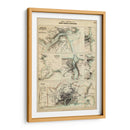 Mapa De La Costa De Inglaterra Iii | Cuadro decorativo de Canvas Lab