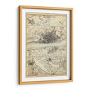 Mapa De La Costa De Inglaterra Iv | Cuadro decorativo de Canvas Lab