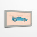 Back to the future Ford GT minimal | Cuadro decorativo de Canvas Lab