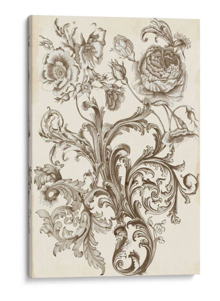 Flora Y Filigrana Ii - Naomi McCavitt | Cuadro decorativo de Canvas Lab