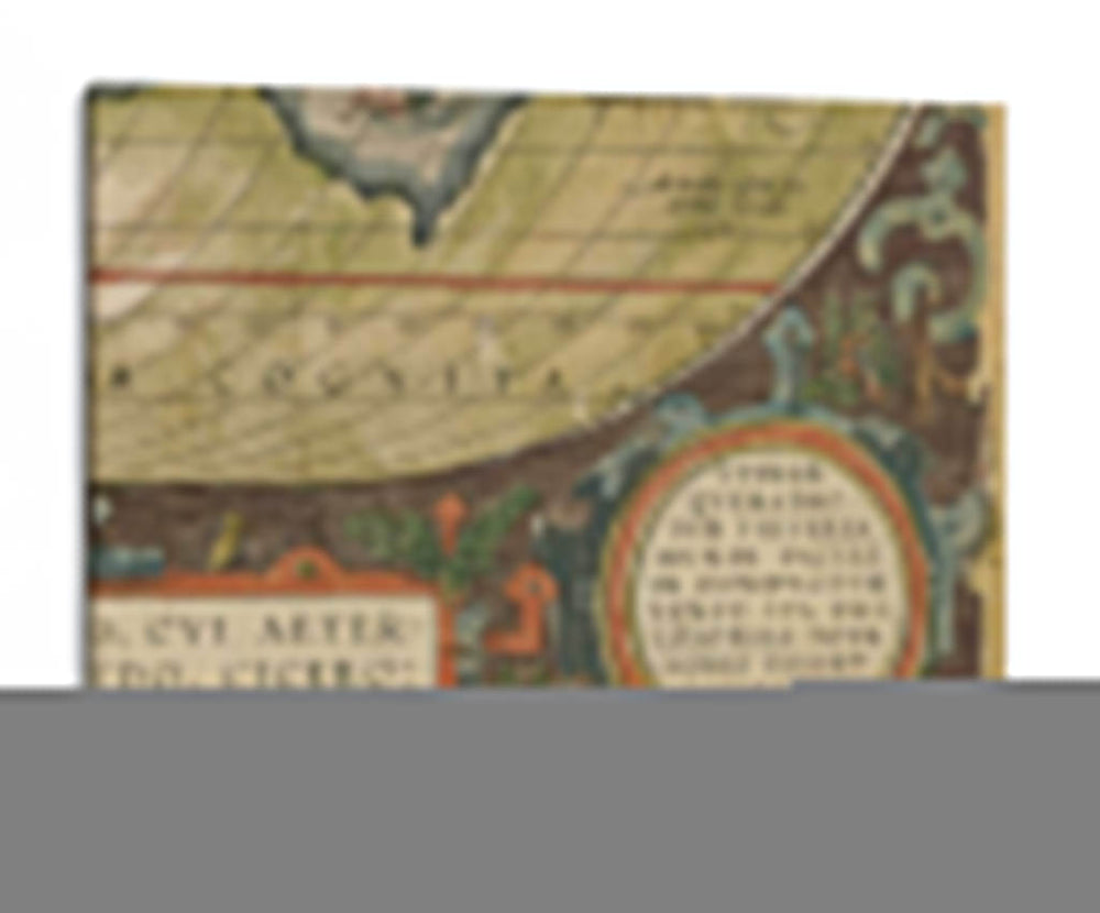 Mapa Del Mundo Antiguo Grid Ix - Vision Studio | Cuadro decorativo de Canvas Lab