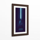 Blue lightsaber | Cuadro decorativo de Canvas Lab