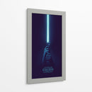 Blue lightsaber | Cuadro decorativo de Canvas Lab