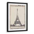 Boceto De Eiffel - Ethan Harper | Cuadro decorativo de Canvas Lab