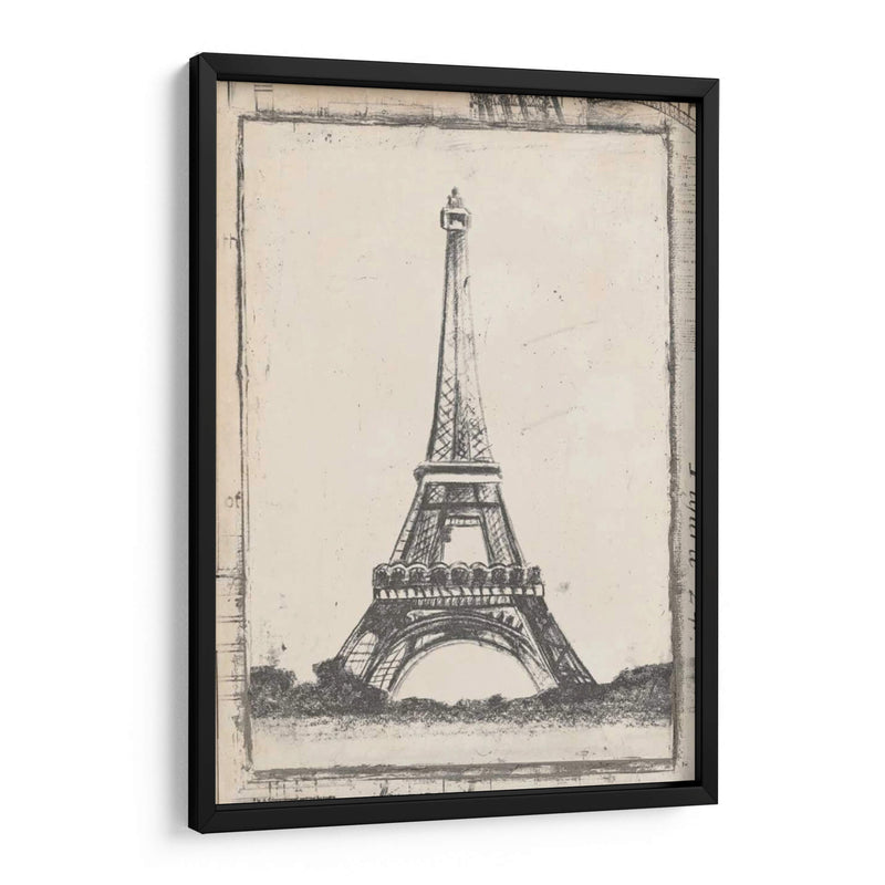 Boceto De Eiffel - Ethan Harper | Cuadro decorativo de Canvas Lab