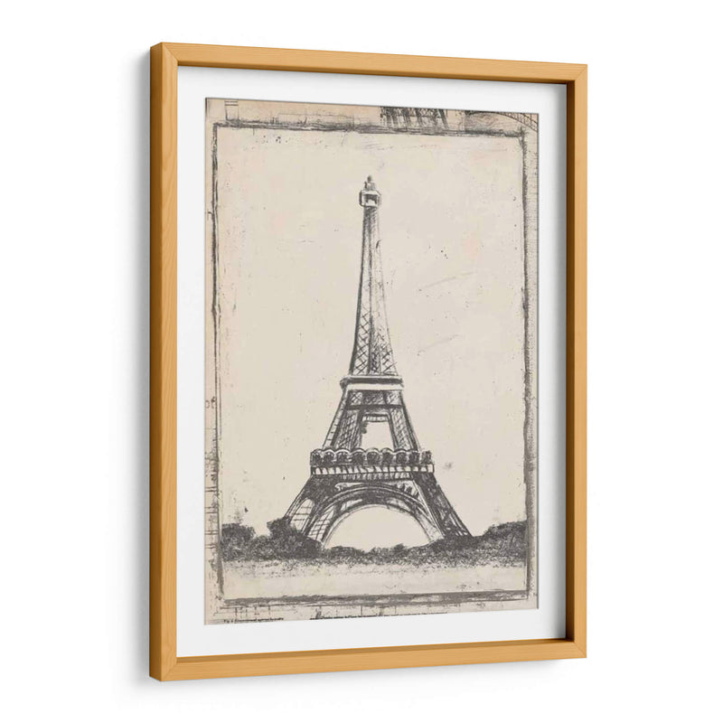 Boceto De Eiffel - Ethan Harper | Cuadro decorativo de Canvas Lab