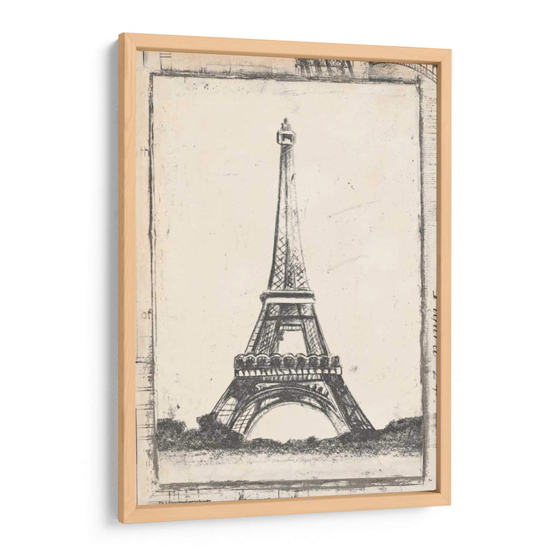 Boceto De Eiffel - Ethan Harper | Cuadro decorativo de Canvas Lab