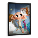 Ilustración de Dobby y la calceta | Cuadro decorativo de Canvas Lab