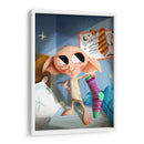 Ilustración de Dobby y la calceta | Cuadro decorativo de Canvas Lab