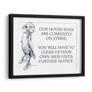 Huelga de elfos domésticos | Cuadro decorativo de Canvas Lab