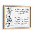 Huelga de elfos domésticos | Cuadro decorativo de Canvas Lab