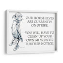 Huelga de elfos domésticos | Cuadro decorativo de Canvas Lab